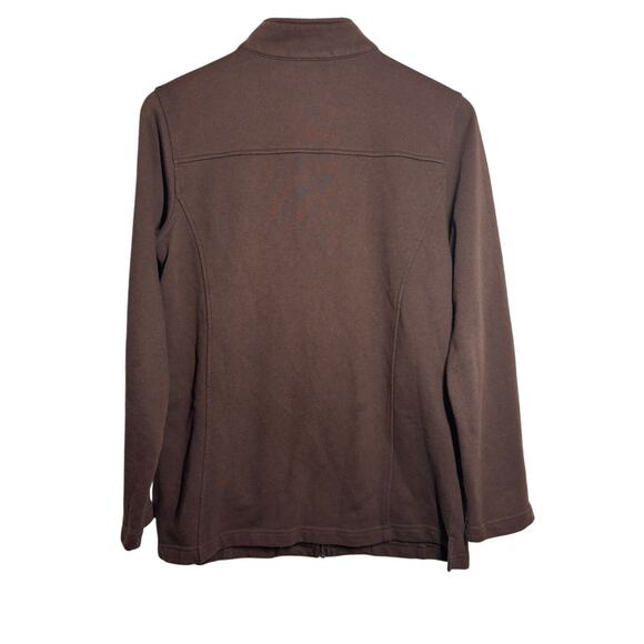 Quacker Factory Women S Studded Long Sleeve Full Zip Shiny Pockets Jacket - Picture 8 of 8
